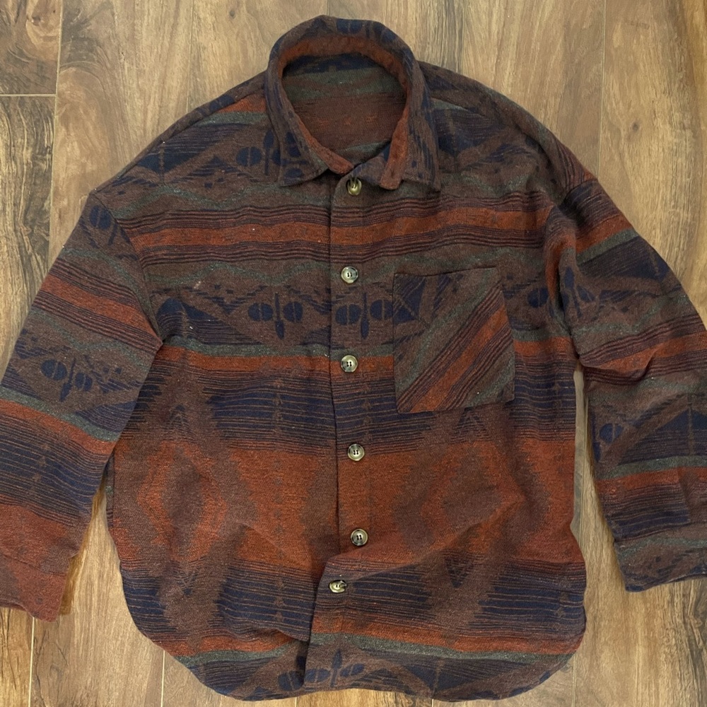 Southwestern inspired shacket.